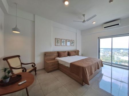Bedroom - 3 bedrooms fully furnished highest category Iconic galaxy apartment for sale - Rajajgiriya