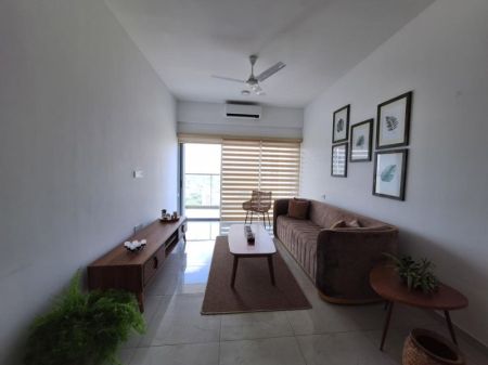 Living Room - 3 bedrooms fully furnished highest category Iconic galaxy apartment for sale - Rajajgiriya