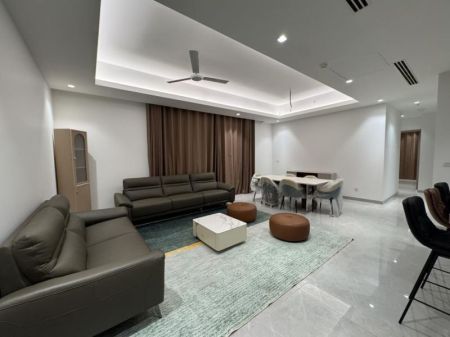 Living Room - Luxury Fully Furnished 3BR Apartment for Sale at 606 The Address – LKR 145M Negotiable | EXCLUSIVE LISTING