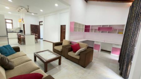 Living Room - (DH478) Furnished 3 Storey Furnished House for Sale in Malabe