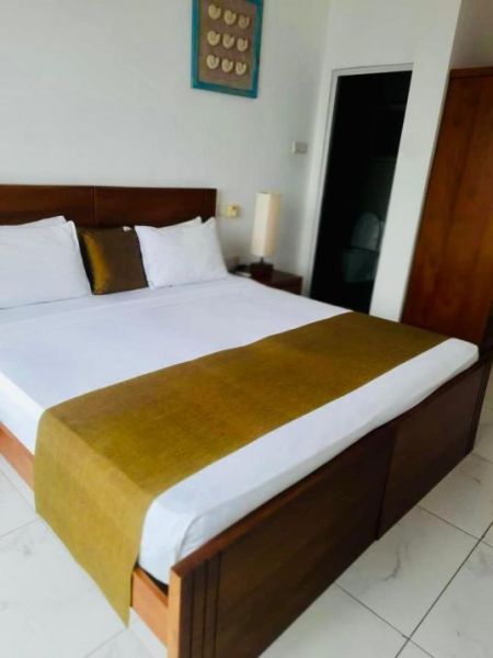 Bedroom - sea view Fully Furnished Apartment For Rent Dehiwala