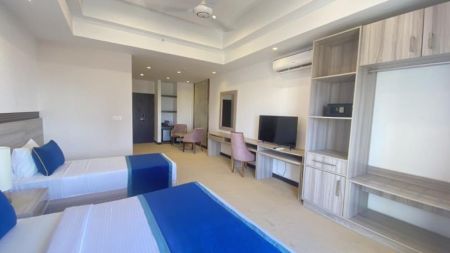 Living Room - Negombo 1 bedroom luxury apartment for sale with stunning ocean views 