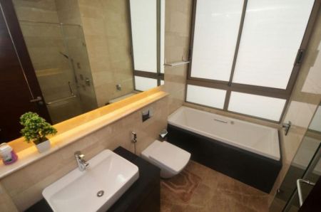Bathroom - 7th Sense - 02 Bedroom Furnished Apartment for Rent in Colombo 07 (A6540)