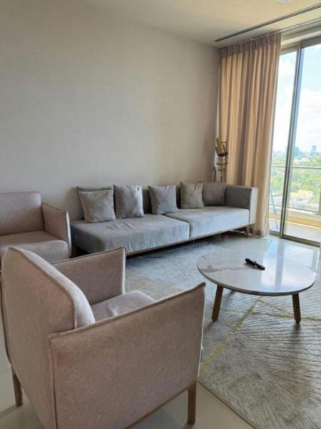 Living Room - The Grand - 03 Bedroom Furnished Apartment for Rent in Colombo 07 (A5284)