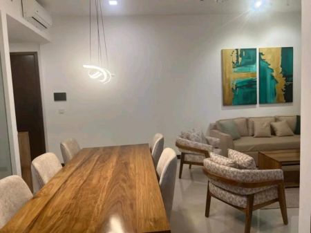 Living Room - 45th floor 3BHK Trizen apartment for rent 