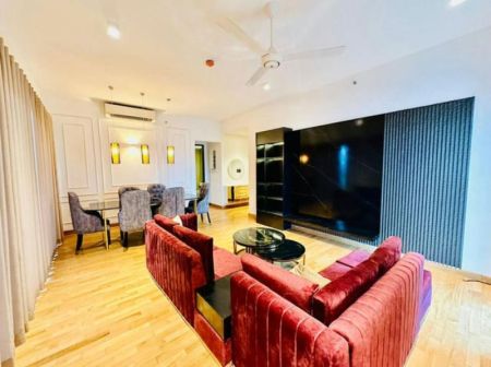 Living Room - 447 Luna Tower - 02 Bedroom Furnished Apartment for Rent in Colombo 02 (A6591)