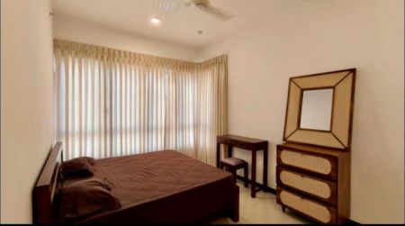 Bedroom - Fully Furnished 2 Bedroom Apartment for Rent – Tri-Zen, Colombo 02 (EM159JS)