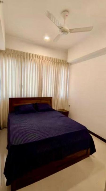 Bedroom - Fully Furnished 2 Bedroom Apartment for Rent – Tri-Zen, Colombo 02 (EM159JS)
