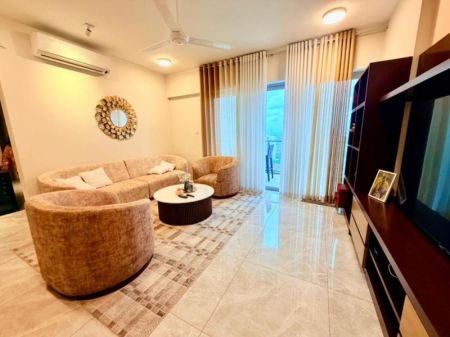Living Room - CAPITAL HEIGHTS – RAJAGIRIYA ✨ Luxury 3-Bedroom Fully Furnished Apartment for Sale