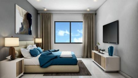 Living Room - Marina Square Unfurnished Apartment for Sale - A43957