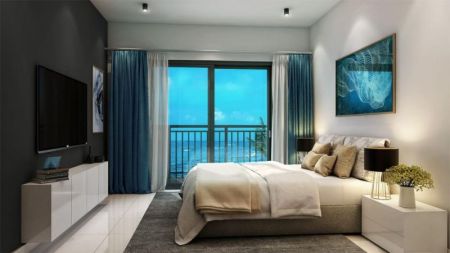Living Room - Marina Square Unfurnished Apartment for Sale - A43957