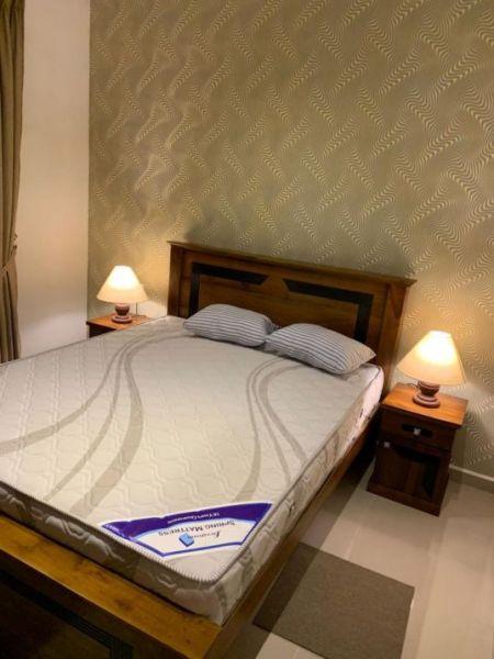 Bedroom - 2 Bedroom Furnished Garden Apartment for Rent - Canterbury Golf Apartment, Kahathuduwa | LKR 140,000 (EM1062)