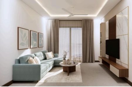 Living Room - Fully Furnished Apartment for Rent in   Marina Square Uptown Colombo Harbour Village