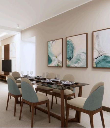 Dining room - Fully Furnished Apartment for Rent in   Marina Square Uptown Colombo Harbour Village