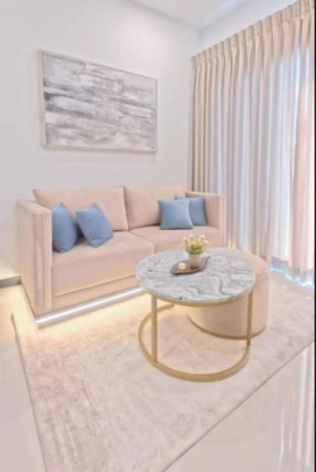 Living Room - Luxury 1-Bedroom Apartment at TRI-ZEN – Colombo 2