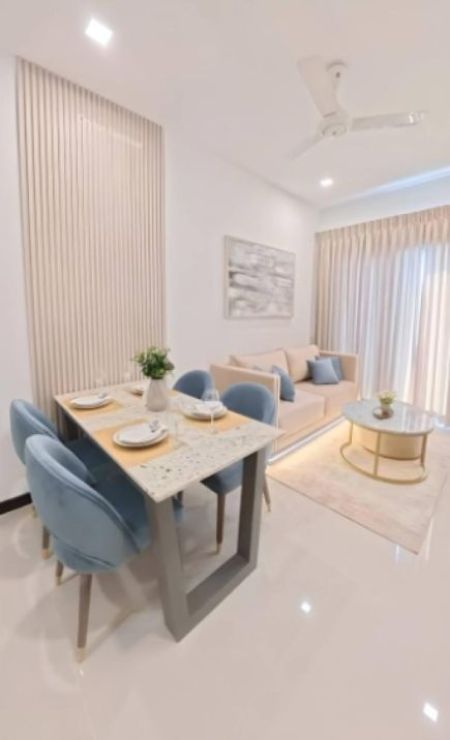 Dining room - Luxury 1-Bedroom Apartment at TRI-ZEN – Colombo 2