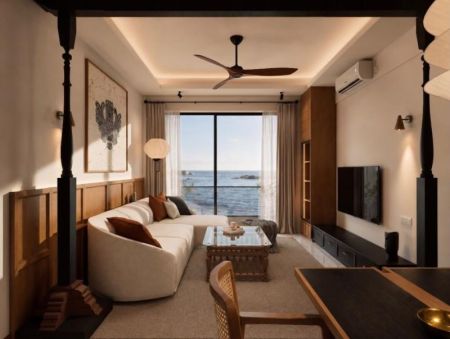 Living Room - ￭ Marina Square, Colombo 15 ￭ 02BR Apartment For Rent ￭ (NK11770)