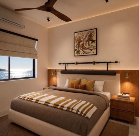 Bedroom - ￭ Marina Square, Colombo 15 ￭ 02BR Apartment For Rent ￭ (NK11770)
