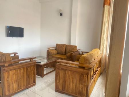 Living Room - Kalubowila 3BHK Apartment Available for Short-Term Rental. (CSA202)