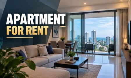 Living Room - (NAR863) Apartment for Rent in Cinnamon Life  Colombo 02