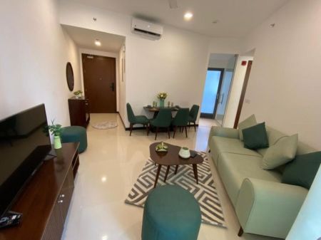 Living Room - Fully Furnished 2 BR Apartment for rent in Colombo 2 