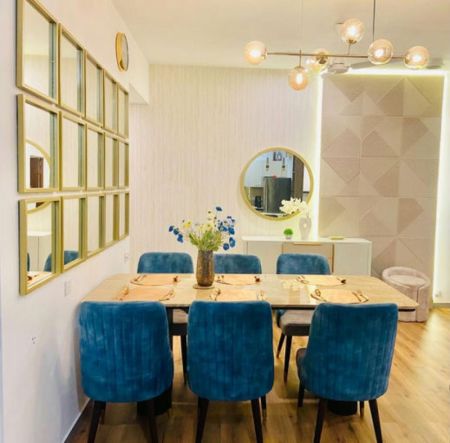 Dining room - Iconic Galaxy - 02 Bedroom Furnished Apartment for Rent in Rajagiriya (A6447)