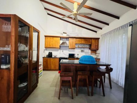 Dining room - (DR211) Luxury Fully Furnished Solar House for Rent in Kottawa