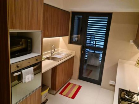 Kitchen - Havelock City - 03 Bedroom Furnished Apartment for Rent in Colombo 05 (A6626)