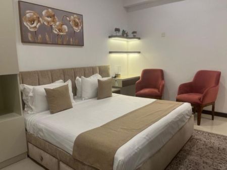 Bedroom - Trizen Furnished Studio-Type Apartment for Rent - A44834