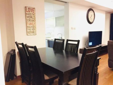 Dining room - Monarch Apartment 2 Bed 2 Bath Higher Floor Furnished Apartment for Rent Colombo 3