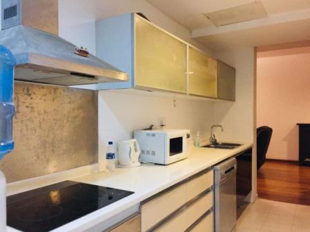 Kitchen - Monarch Apartment 2 Bed 2 Bath Higher Floor Furnished Apartment for Rent Colombo 3