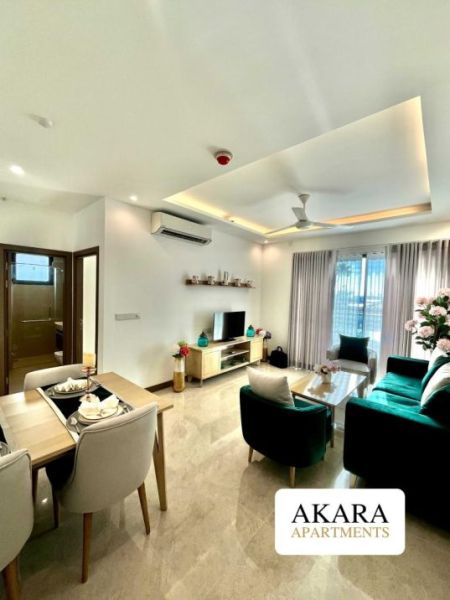 Living Room - Marina Square Furnished Apartment for Sale - A55524