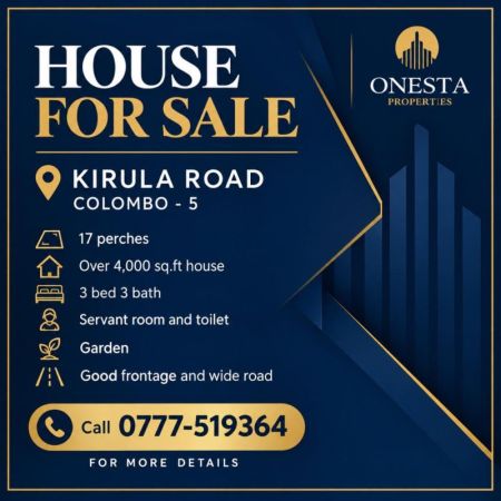 Bathroom - House For Sale At Kirula Road, Colombo 5
