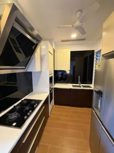 Kitchen - 7th Sense - 03 Bedroom Furnished Apartment for Rent in Colombo 07 (A6476)