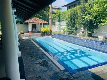 Pool - 28 perches Furnished House for Rent - HL43263