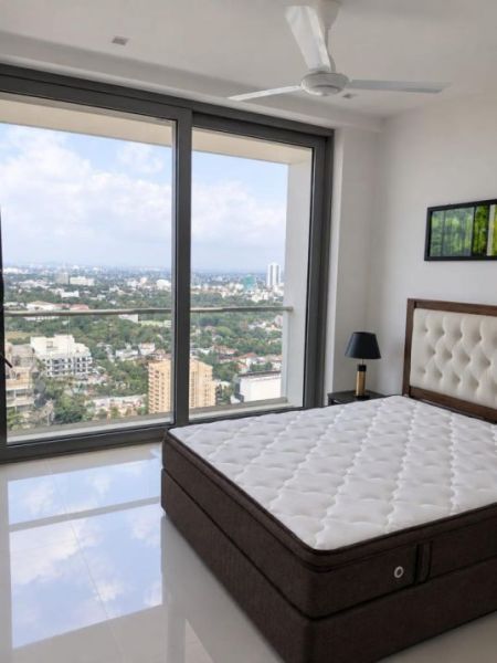 Bedroom - 2-Bedroom Fully Furnished Luxury Apartment for Rent at 606 The Address, Colombo 03 (EM064SD)
