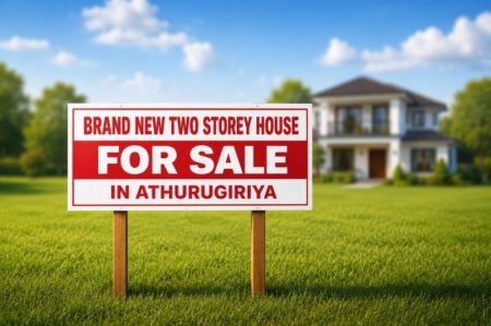 Exterior - (MH498) Brand New Modern Two Storey House for Sale in Athurugiriya