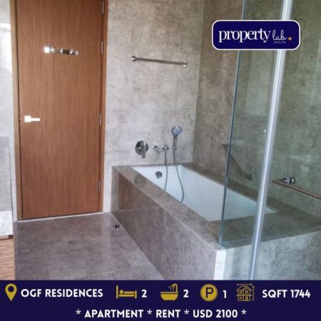 Bathroom - 2 BR  | Apartment For Rent | THE RESIDENCES @ ONE GALLE FACE | SHANGRI - LA | 