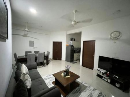 Living Room - Ru Residencies - 03 Bedroom Furnished Apartment for Rent in Kotte (A5437)