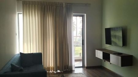 Living Room - Fully Furnished Airconditioned  Golf Apartment 2 Bedroom 1 Bathroom -29 Mn.