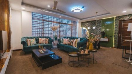 Living Room - Luxury 3 Bedroom Apartment for Sale at Vanderwert Residencies Dehiwala / LKR 58,500,000 (EM201RN)