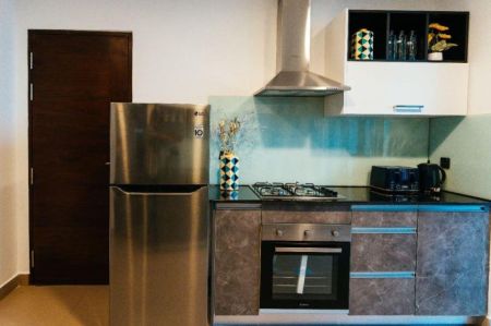 Kitchen - Luxury 3 Bedroom Apartment for Sale at Vanderwert Residencies Dehiwala / LKR 58,500,000 (EM201RN)