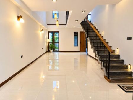 Living Room - Modern Designed Luxury Two Story House For Sale In Malabe 