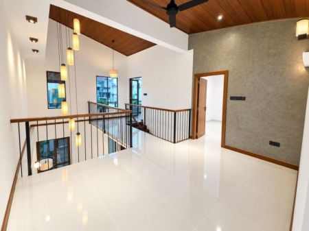 Living Room - Modern Designed Luxury Two Story House For Sale In Malabe 