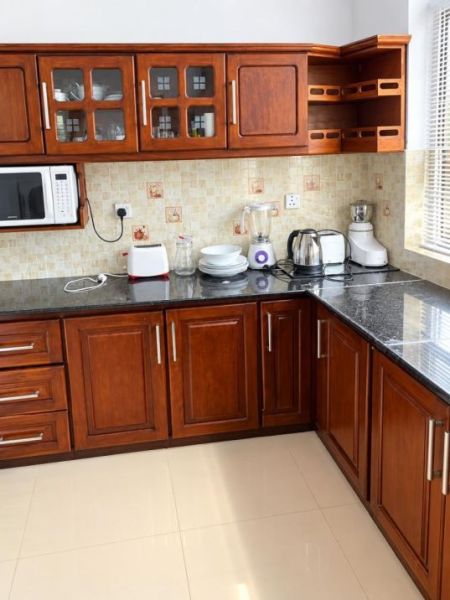 Kitchen - Fully-furnished Penthouse Apartment for Sale - Edmonton Residencies, Colombo 6