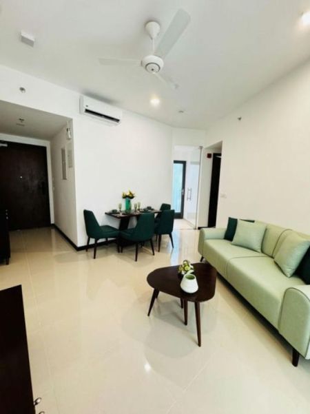 Living Room - Tri-Zen - 02 Bedroom Furnished Apartment for Rent in Colombo 02 (A4491)