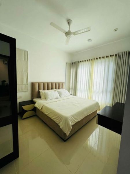 Bedroom - Tri-Zen - 02 Bedroom Furnished Apartment for Rent in Colombo 02 (A4491)
