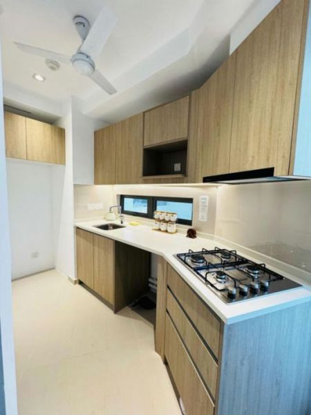 Kitchen - Tri-Zen - 02 Bedroom Furnished Apartment for Rent in Colombo 02 (A4491)