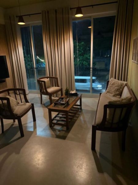 Living Room - ￭ 50 by the Sea, Dehiwala ￭ 02BR Apartment For Rent ￭ (NK11804)