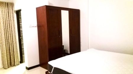 Bedroom - Higher-Floor Fully Furnished 3-Bedroom Apartment for Sale – Highness Apartment, Rajagiriya